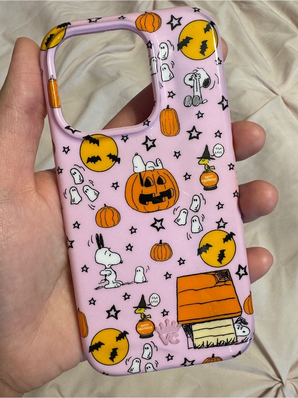 Snoopy Halloween Pink iPhone 15 Pro Phone Case - Picture 9 of 9